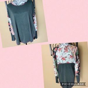 Mystree Floral Print Top